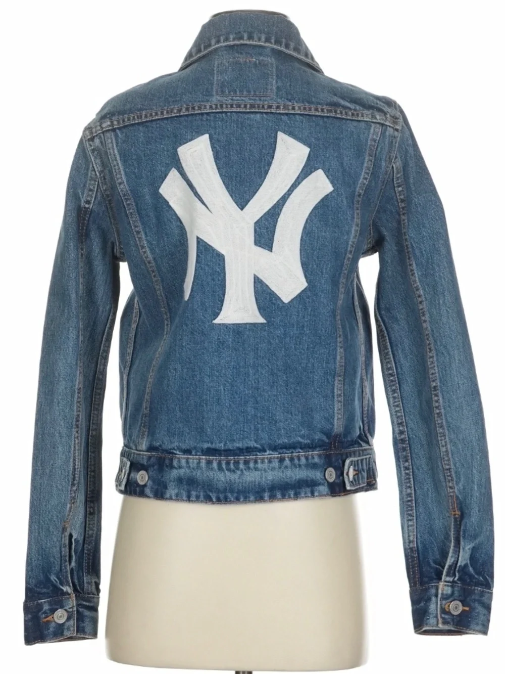 New Levi’s x MLB New York Yankees Denim Trucker Jacket S Officially Licensed